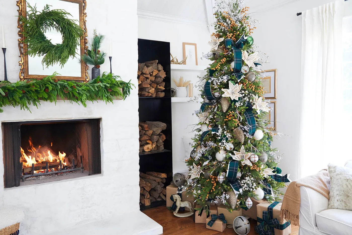 Christmas in July Home Tour: A Winter Woodland Look - Decorator's Warehouse