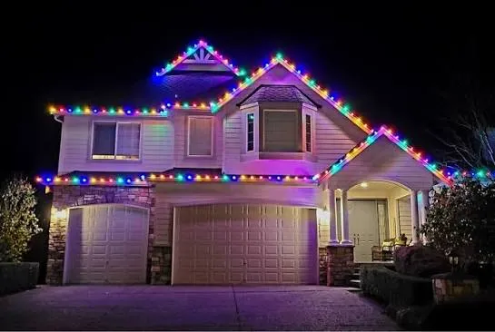 Christmas Light Installation Service - Addicott Roofing