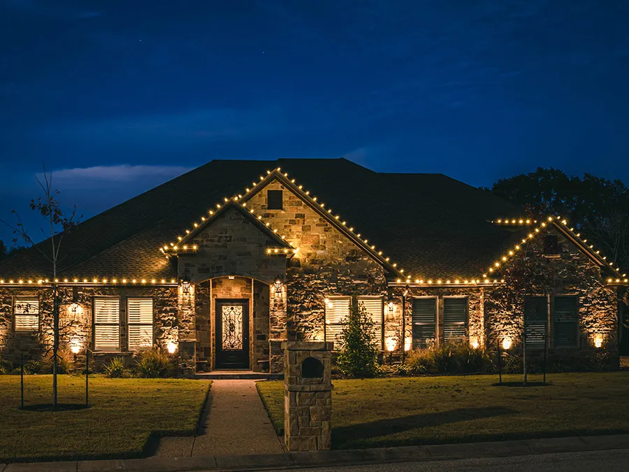 Christmas Light Installation Services | Texas Light Crew