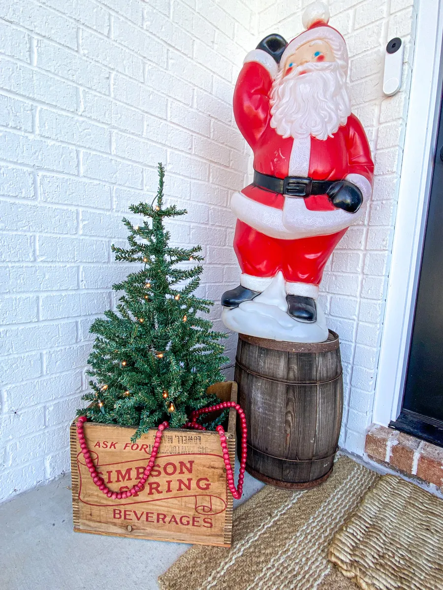 Christmas Side Porch Styling – Brooke Carmean