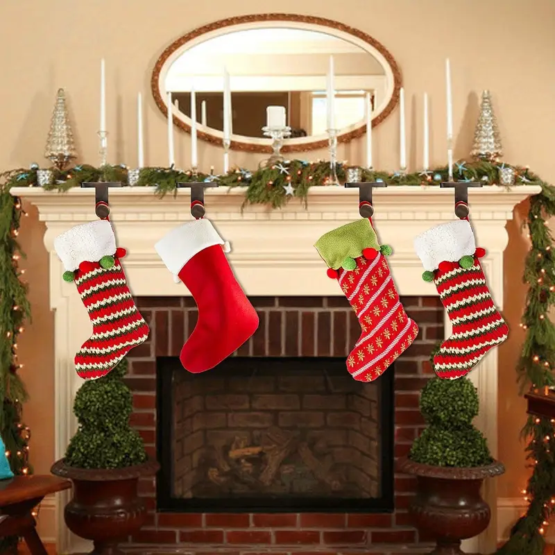 christmas stockholder heavy duty fireplace stockholder - Temu Mauritius