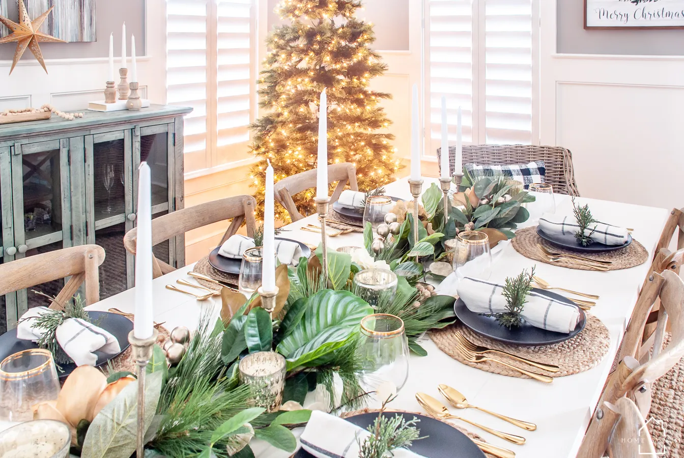 Christmas Tablescape - HOME by KMB
