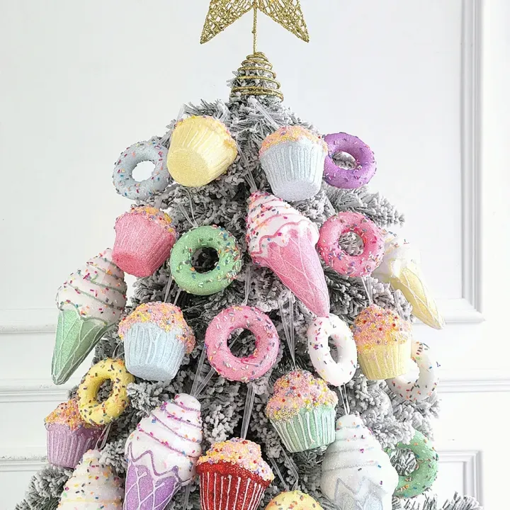 Christmas Tree Pendant Christmas Decoration Candy Donut Cake Cup Ice Cream Resin Pendant Atmosphere Decoration Modern Holiday Atmosphere Safe And Environmentally Friendly - Lazada | Lazada Philippin