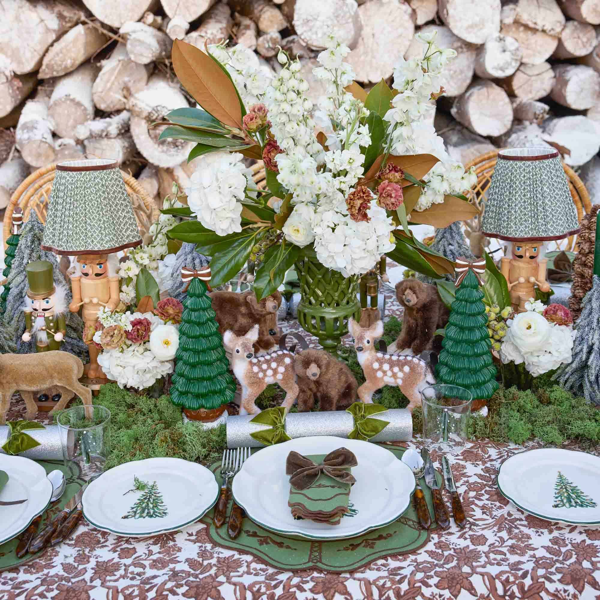 Christmas Tree Starter Plates, Set of 4 | Mrs. Alice