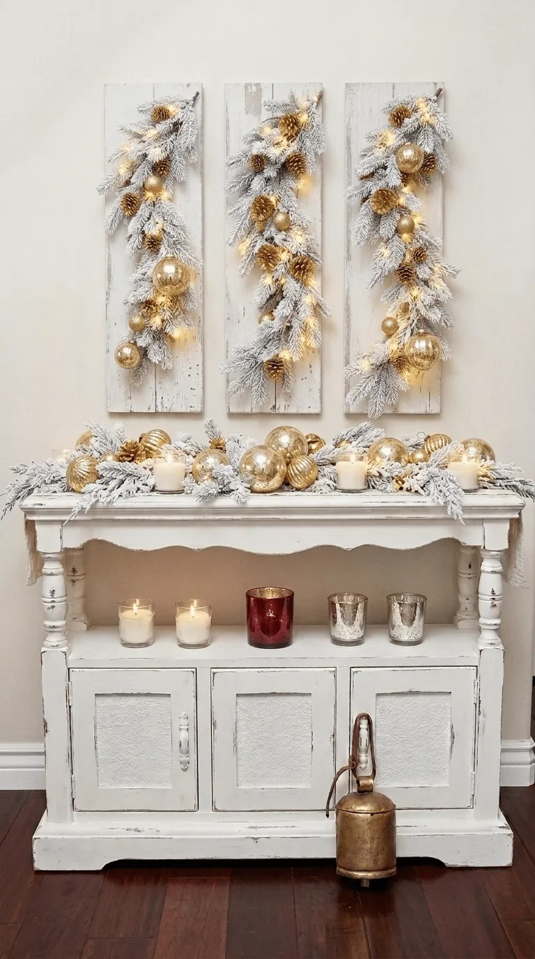 Christmas Wall Decor DIY: Lit Greenery Panels for Every Wall - Upcycled  Decor