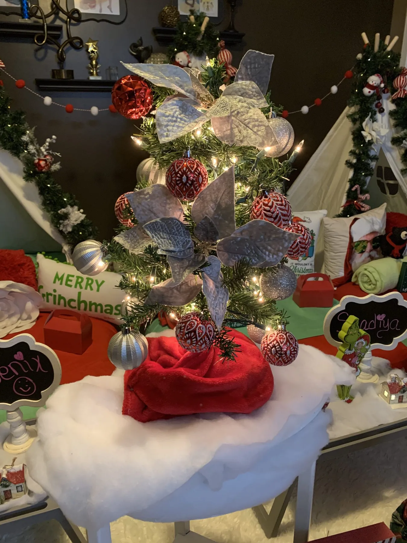 Christmas Winter Wonderland featuring the Grinch – Sweet Dreams Glamping