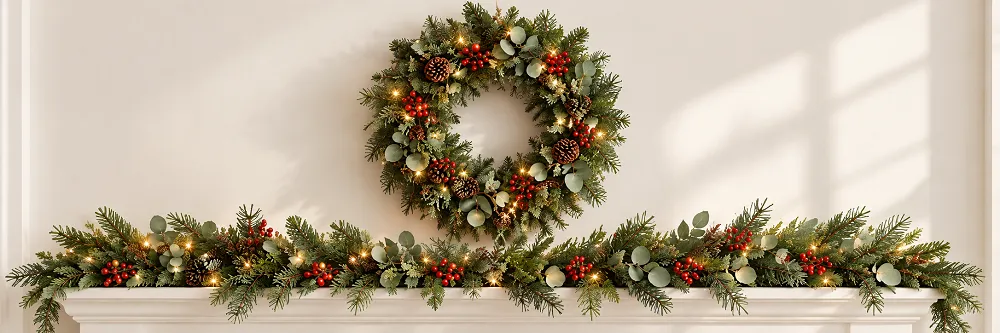 Christmas Wreaths & Garlands | Newlands Home & Garden Centre