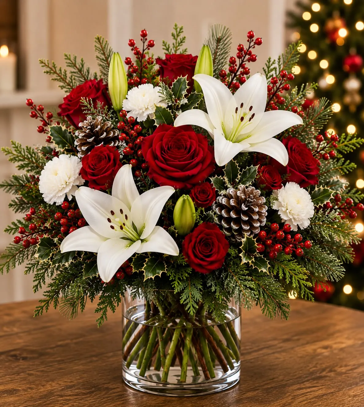 Classic Christmas Glow – Guzman Flower Shop