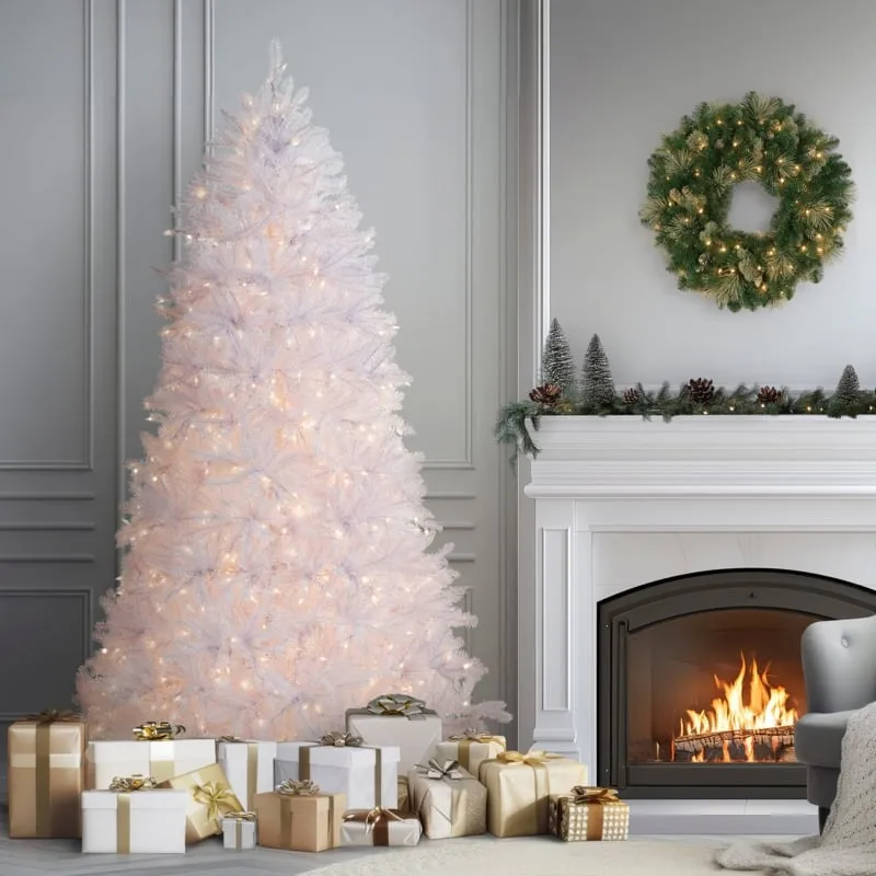 Clear / White Lights Christmas Trees - Designer Picks | Foter