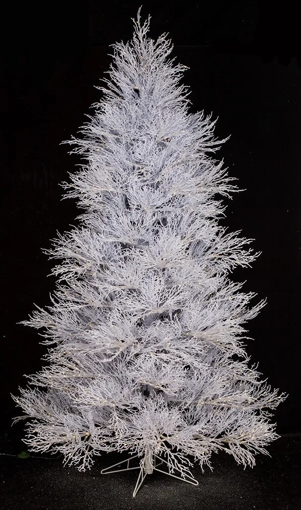 Coral Tree Glitter Lighted Christmas Tree 24' Glittered Branch Coral  Spray/Pick Ocean Coastal Christmas Themed