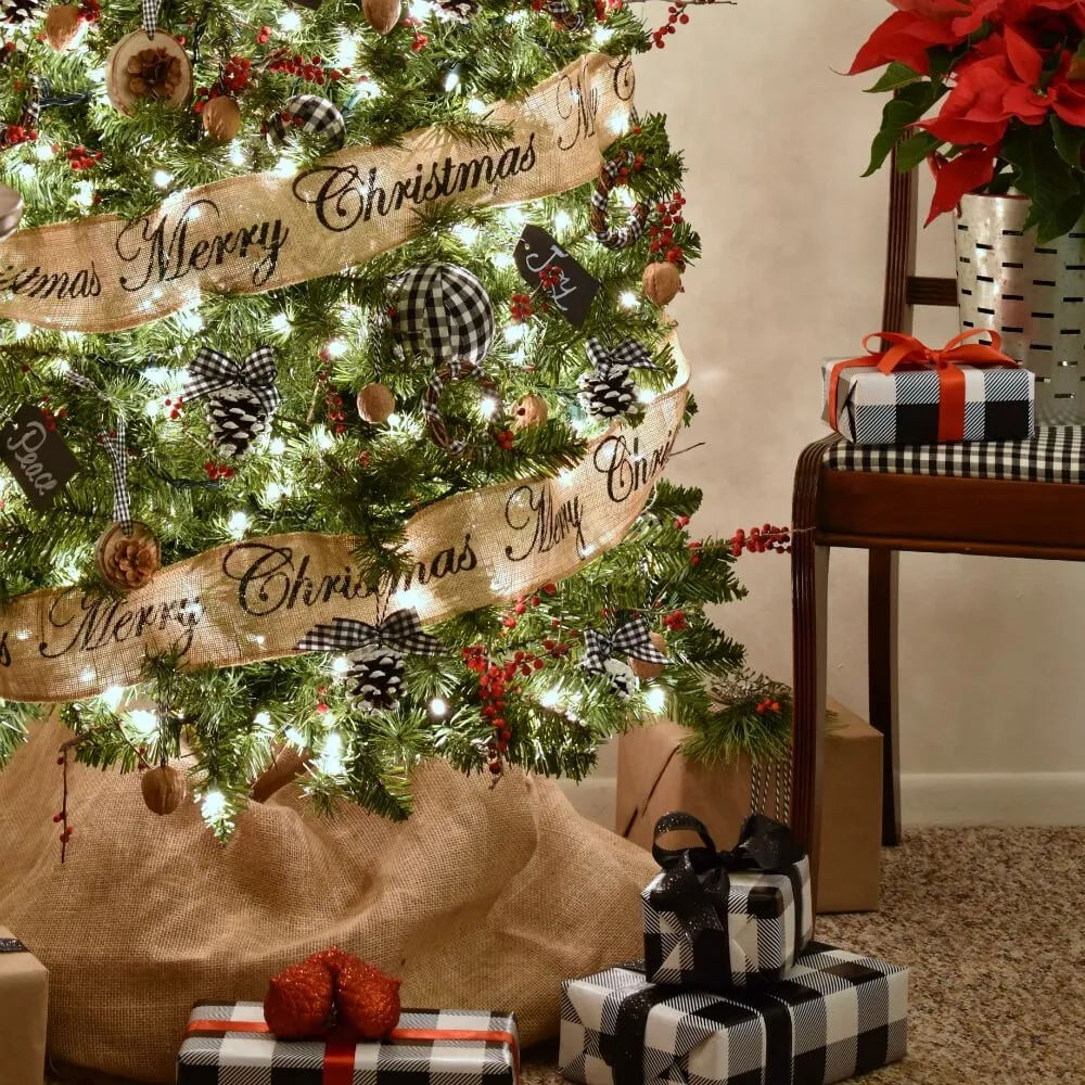 Country Christmas Ornaments Farmhouse How To Style A Nature Inspired Rustic  Farmhouse Christmas Tree