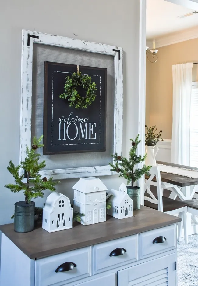 Cozy Neutral Winter Living Room