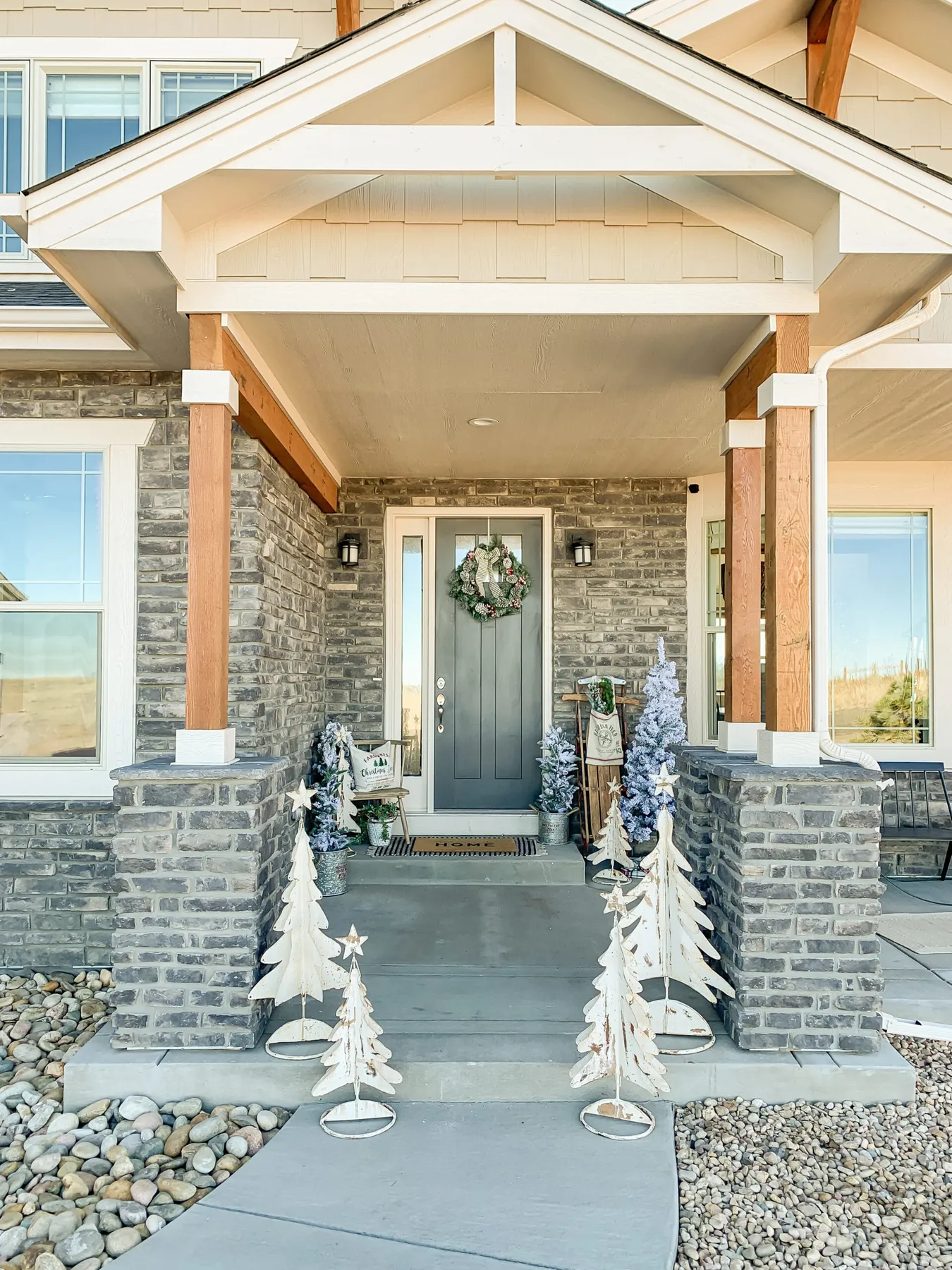 Craftsman Porch Christmas Vintage Christmas Porch Sarah Joy