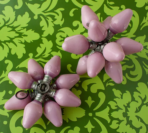 Crafty Challenge 5: Star Christmas Tree Lightbulb Ornaments | the crafty  sisters