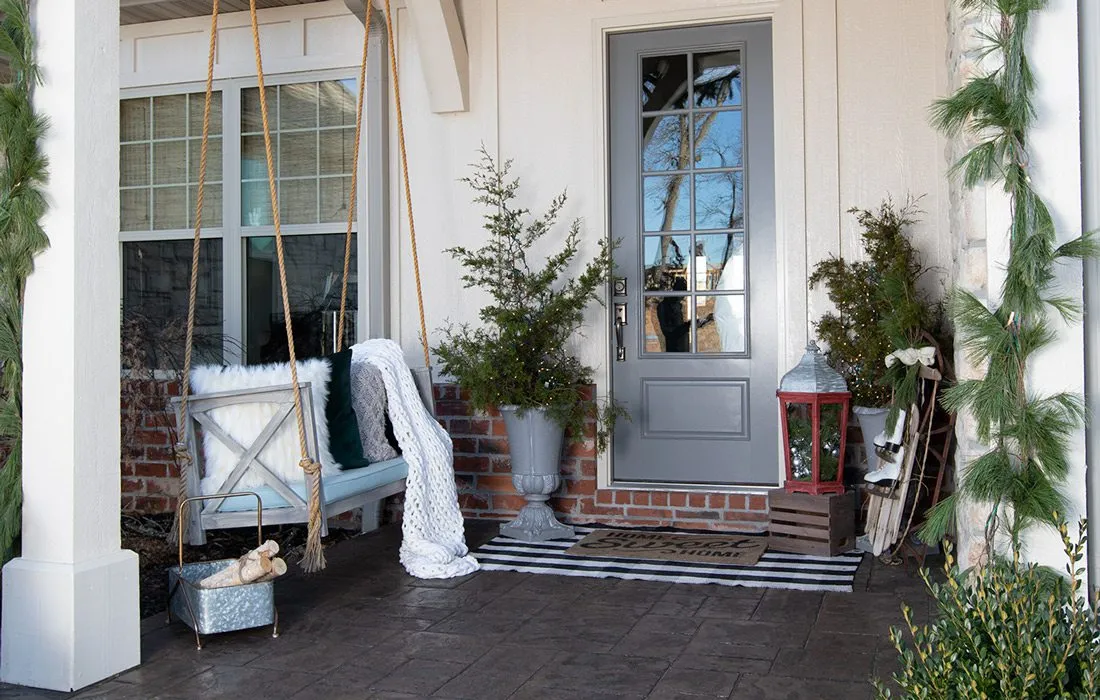 Creating Your Warm Winter Porch