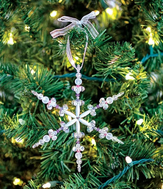 Creativity for Kids Beaded Ornaments-Snowflake