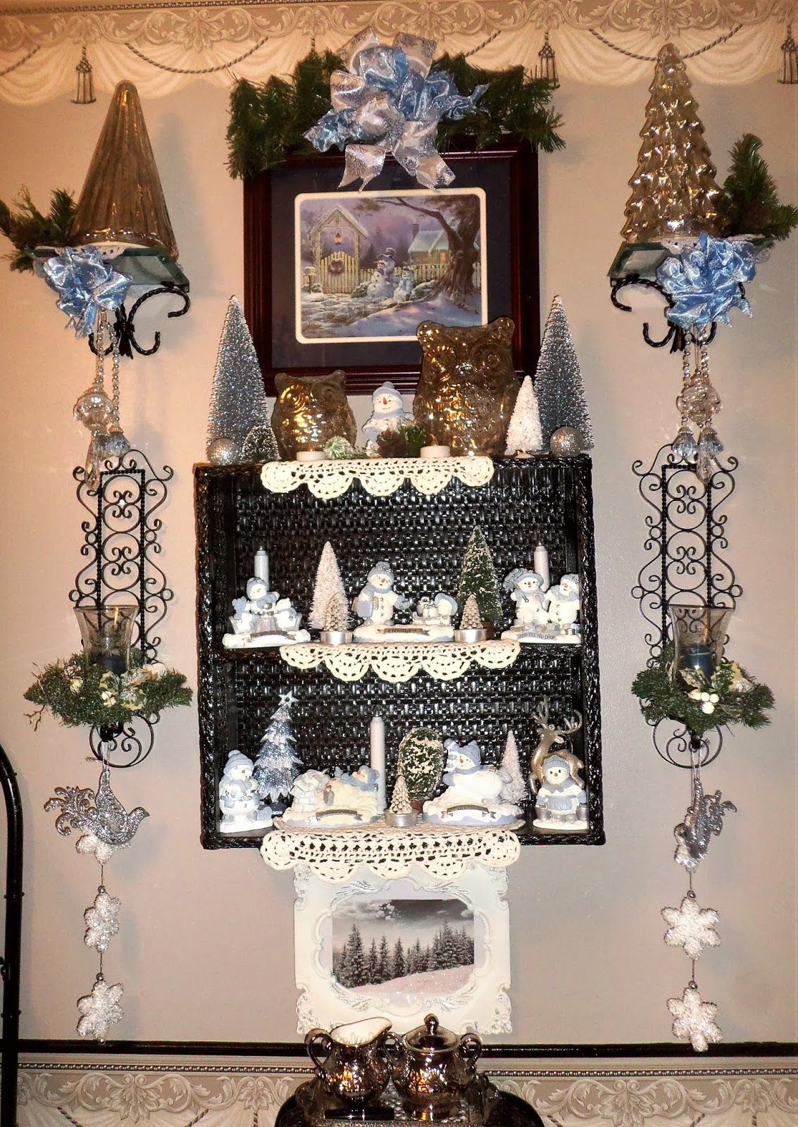 DEBBIE-DABBLE BLOG: Winter Powder Room, 2019