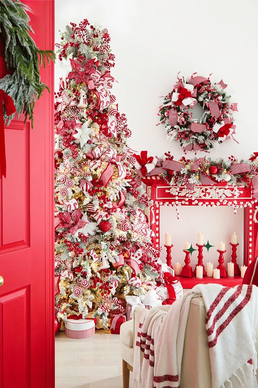 Decorated Candy Christmas Trees Candy Cane Lane Bundle