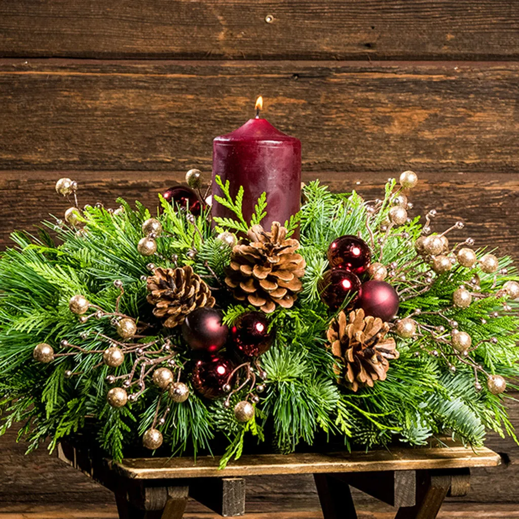 Decorative Container Centerpiece Holiday Container | Lynch Creek Farm