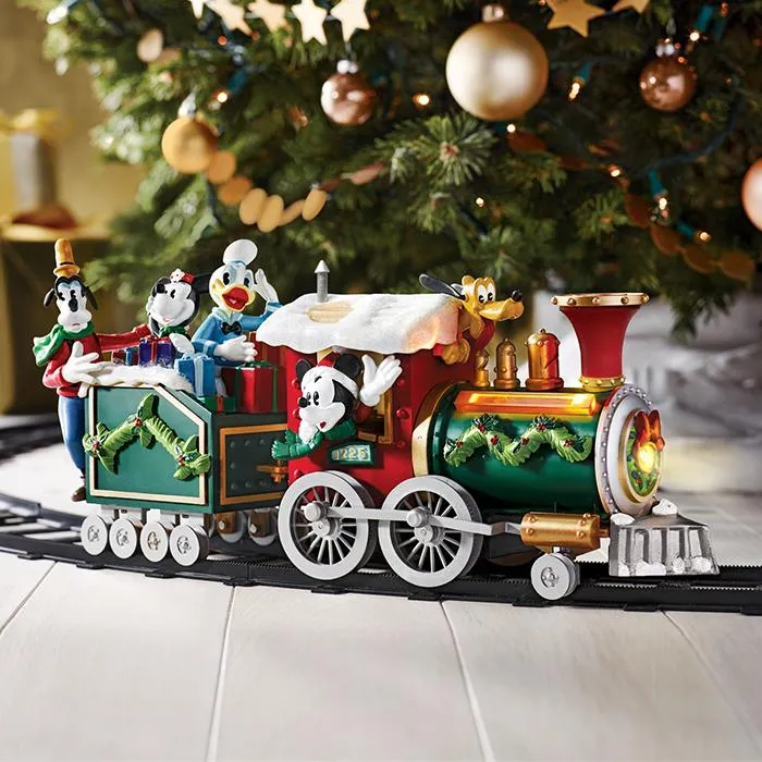 Disney Christmas Tree Disneyland Paris Christmas Train Set Disney  Discovery- Mickey Mouse Holiday Train Set Discovery