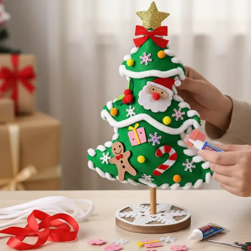 DIY Felt Christmas Tree Kit for Kids - Kidzly