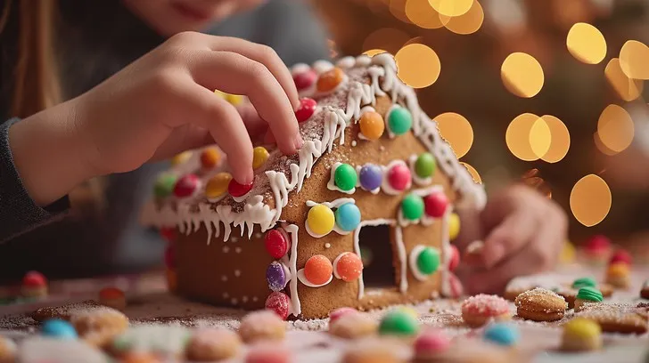 Download Gingerbread House Creation Image - Gingerbread, House, Decoration  | StockCake