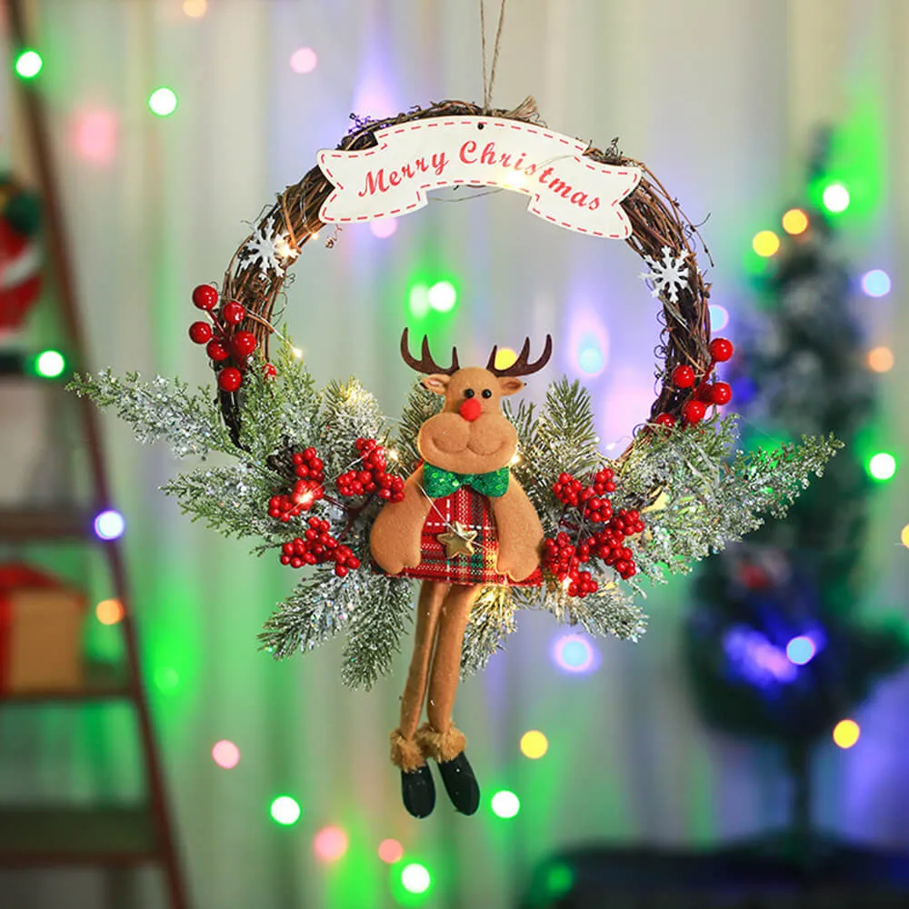 Dry Vine Wreath Door Hangers Décor for Every Season | Christmas Door Hanging  – AMG