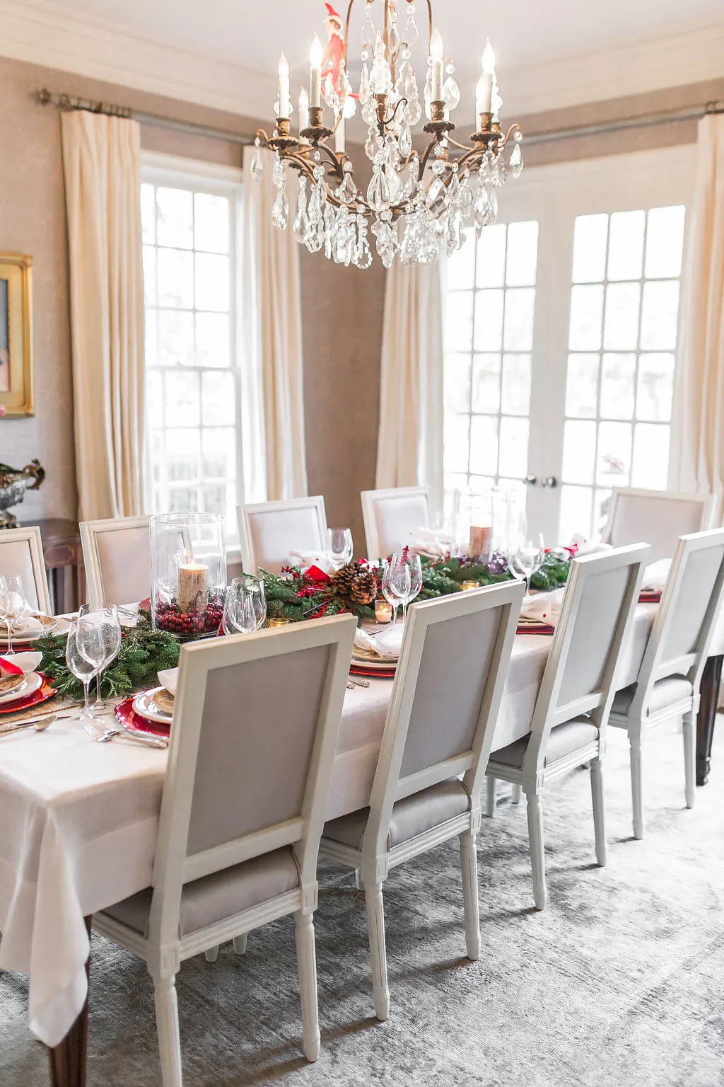 Elegant Christmas Tablescape | Setting the Perfect Christmas Table