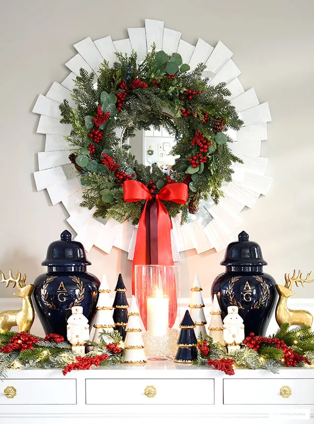 Entryway + Dining Room Christmas Decorating || CITRINELIVING