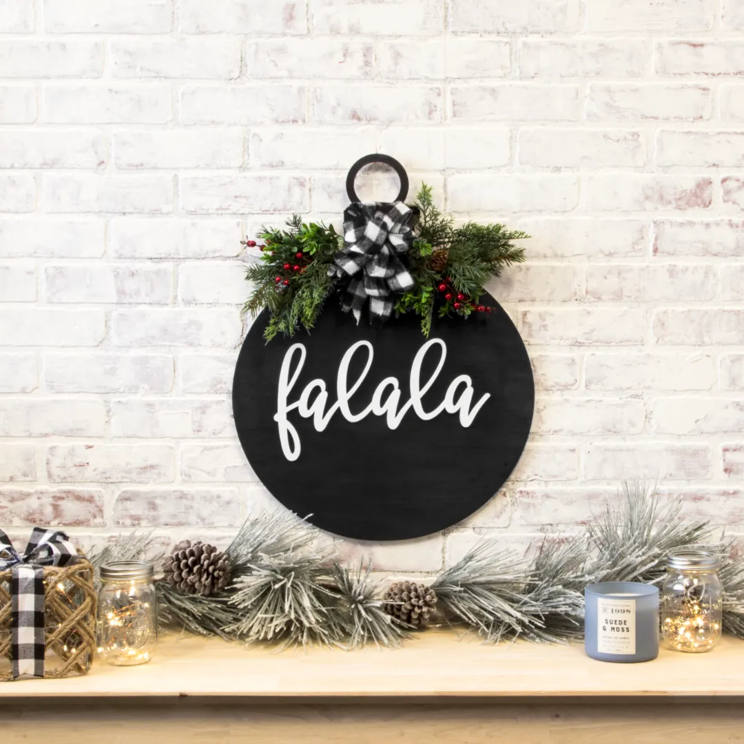Fa La La Wood Sign - CraftCuts Community