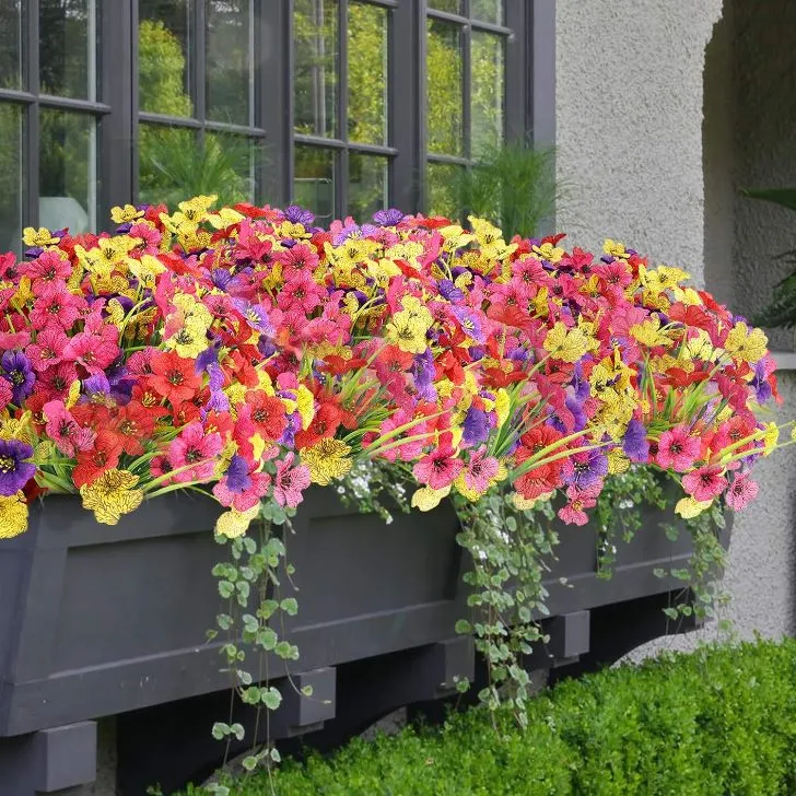 Faux Flowers in Window Boxes: Great Idea or Big Mistake? – Between Naps on  the Porch