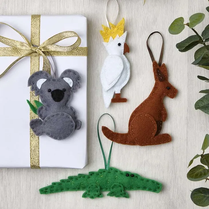 Felt Cake Hanging Ornament Pattern Felt Christmas Ornaments Project Spotlight Australia