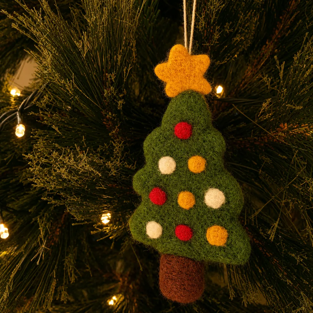 Felt Christmas Ornament - Christmas Tree – Home Dweller