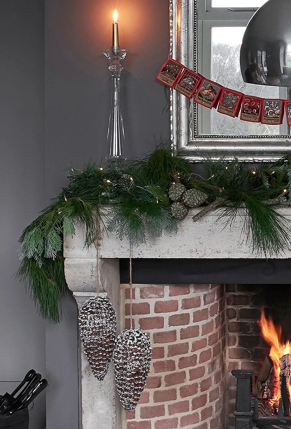 Festive Mantelpieces - a mix of Yuletide mantels with tips on getting the  look and creating your own | Interior Style Host