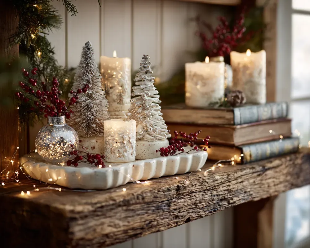 Festive Vignettes: Small Spaces, Big Holiday Impact! 🎁