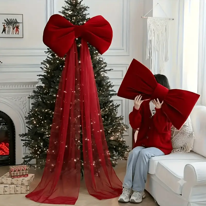 french retro oversized bow tulle train decor luxurious bow - Temu Cyprus