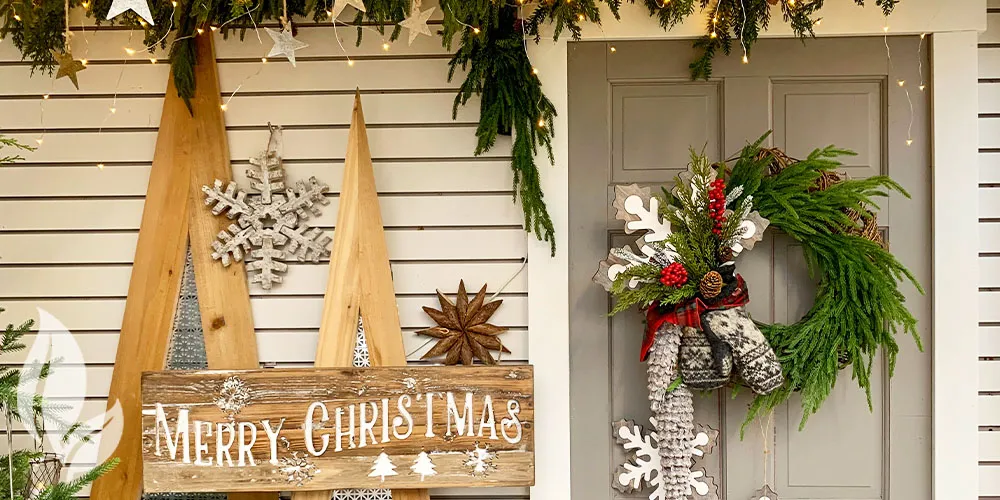 Front Porch DIY Design Ideas for Christmas