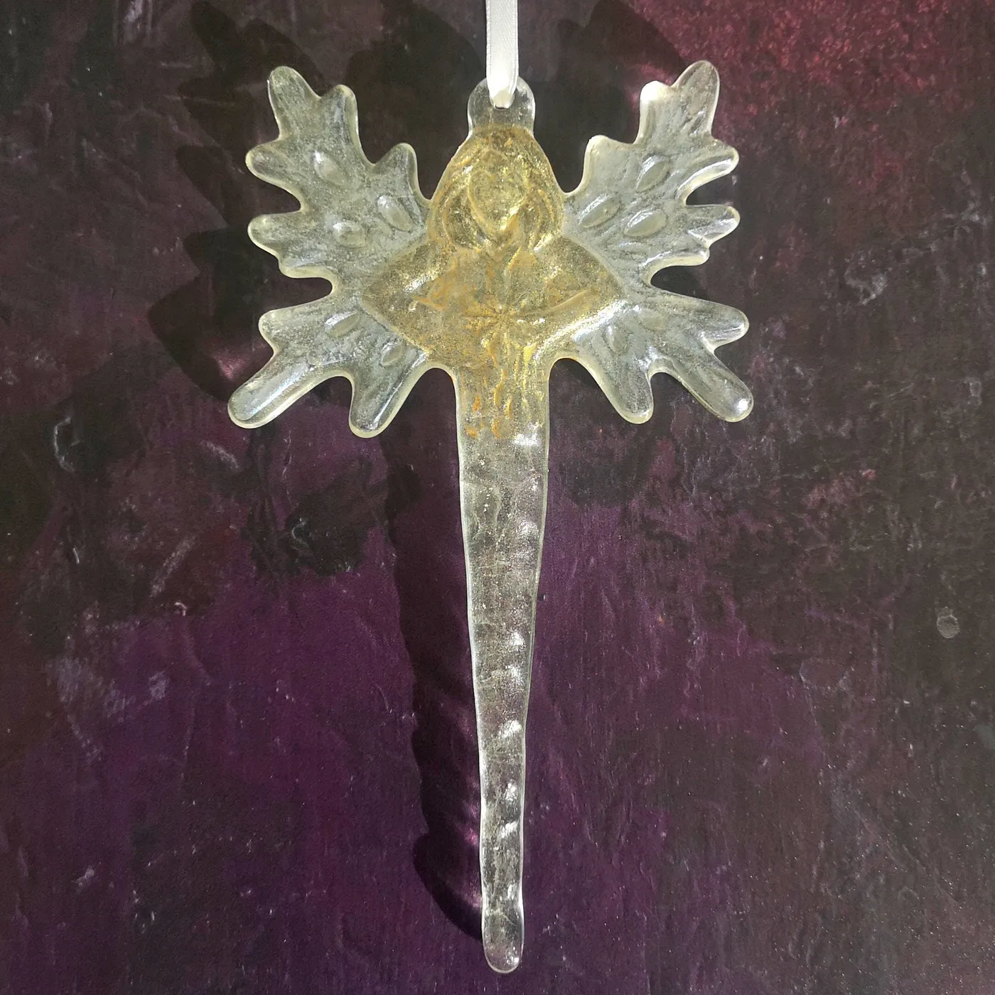 Glass Angel / Fairy Icicle Decoration | Glass By Genea