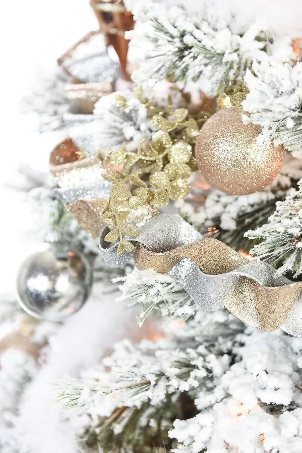 Gold and Silver Winter Wonderland Tree