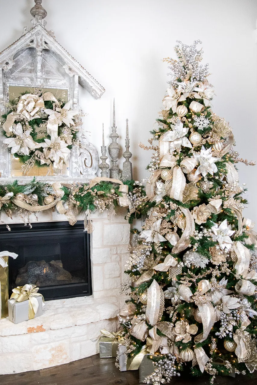 Gorgeous Gold and Silver Christmas Tree Alternatives - Decorator's Warehouse