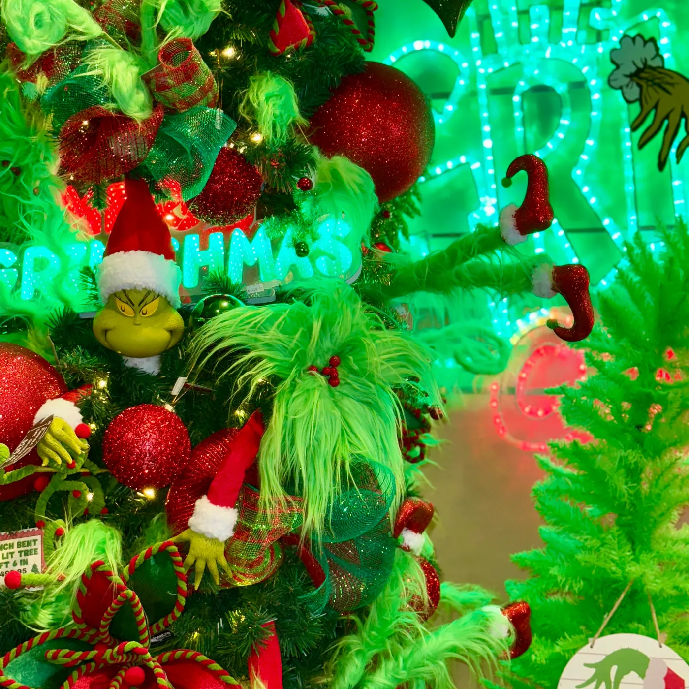 Grinch Bright Green Christmas Tree Grinchmas Whimsical Bundle Seventh Avenue