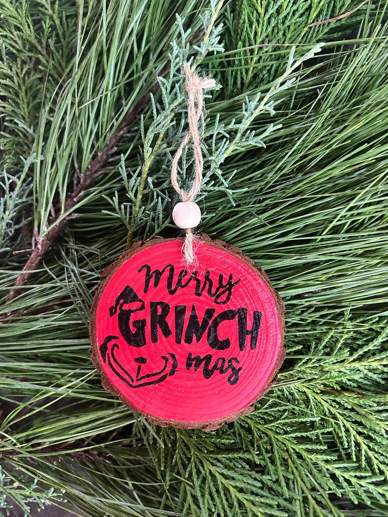 Hand-Painted Wood Ornaments - Christmas, Weddings & Gifts