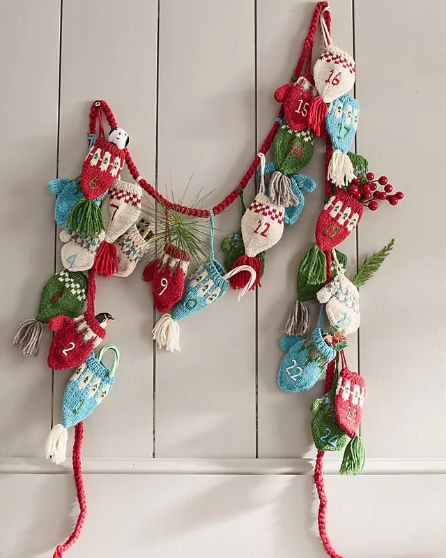 Hats and Mittens Advent Calendar | Garnet Hill