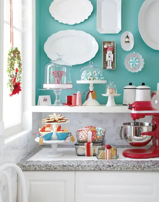 High/low: Christmas-ready kitchen counter | Style at Home