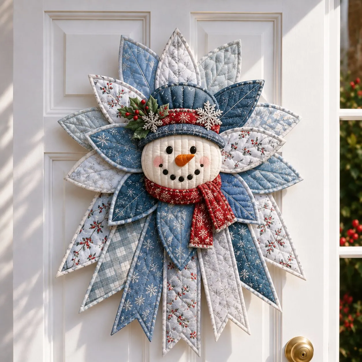 🎉 Holiday Celebration 50% OFF 🎄 – Festive Quilted Christmas Door Hanging  DIY Sewing Kit – lunalayering