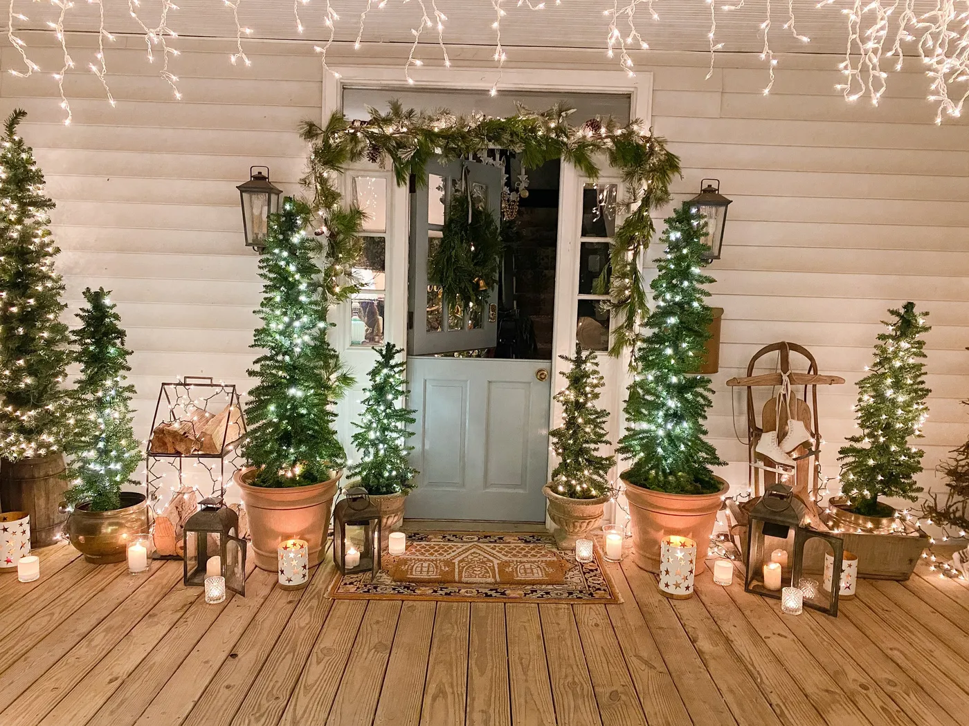Holiday Home Tour 2021: Classic Christmas Front Porch — Gathered Living