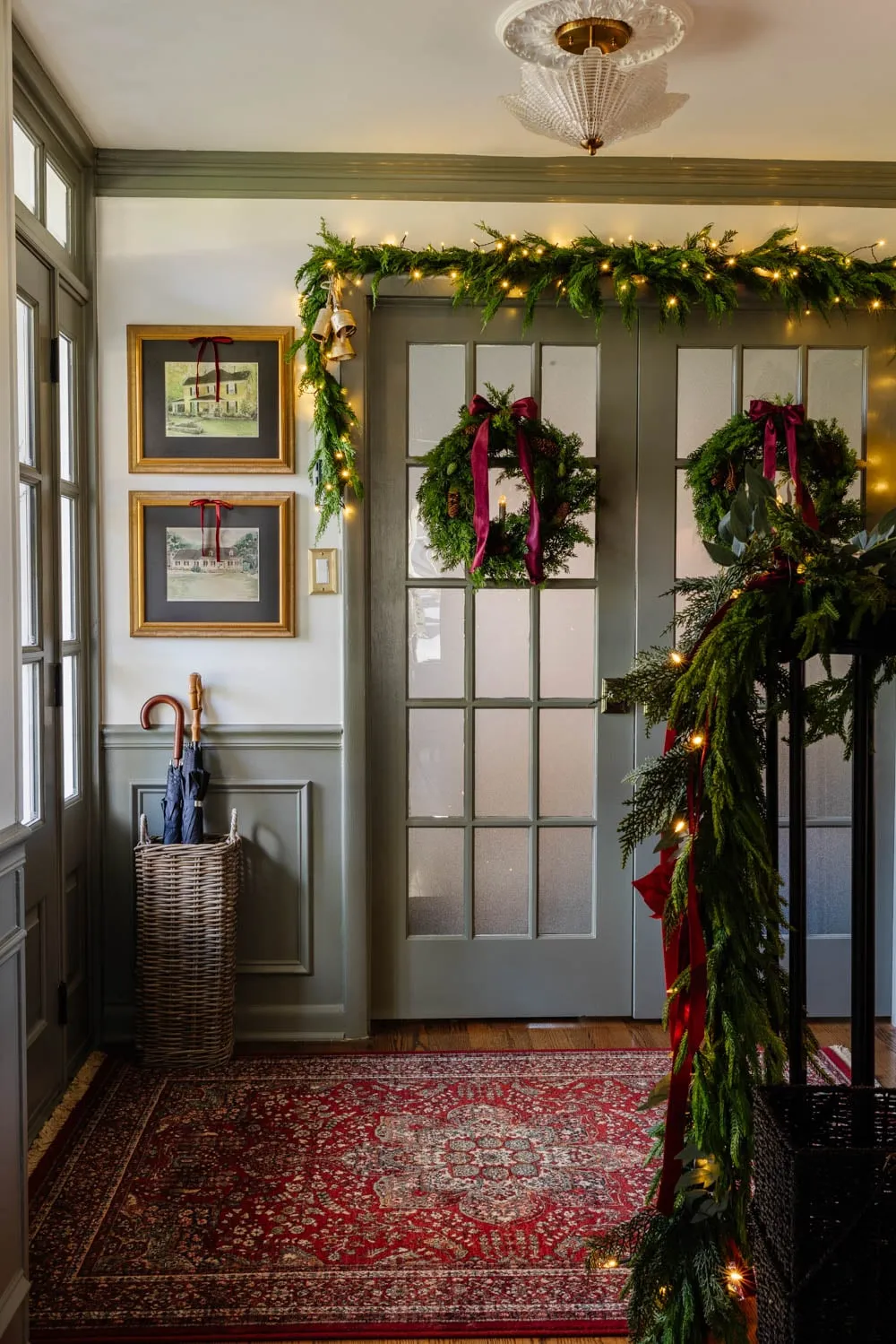 How to Hang Garland Over a Doorway (No Damage & Totally Customizable!) - Bless'er House