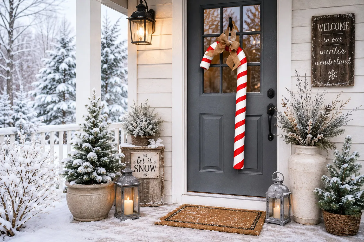 How to Make a DIY Giant Candy Cane from a Pool Noodle