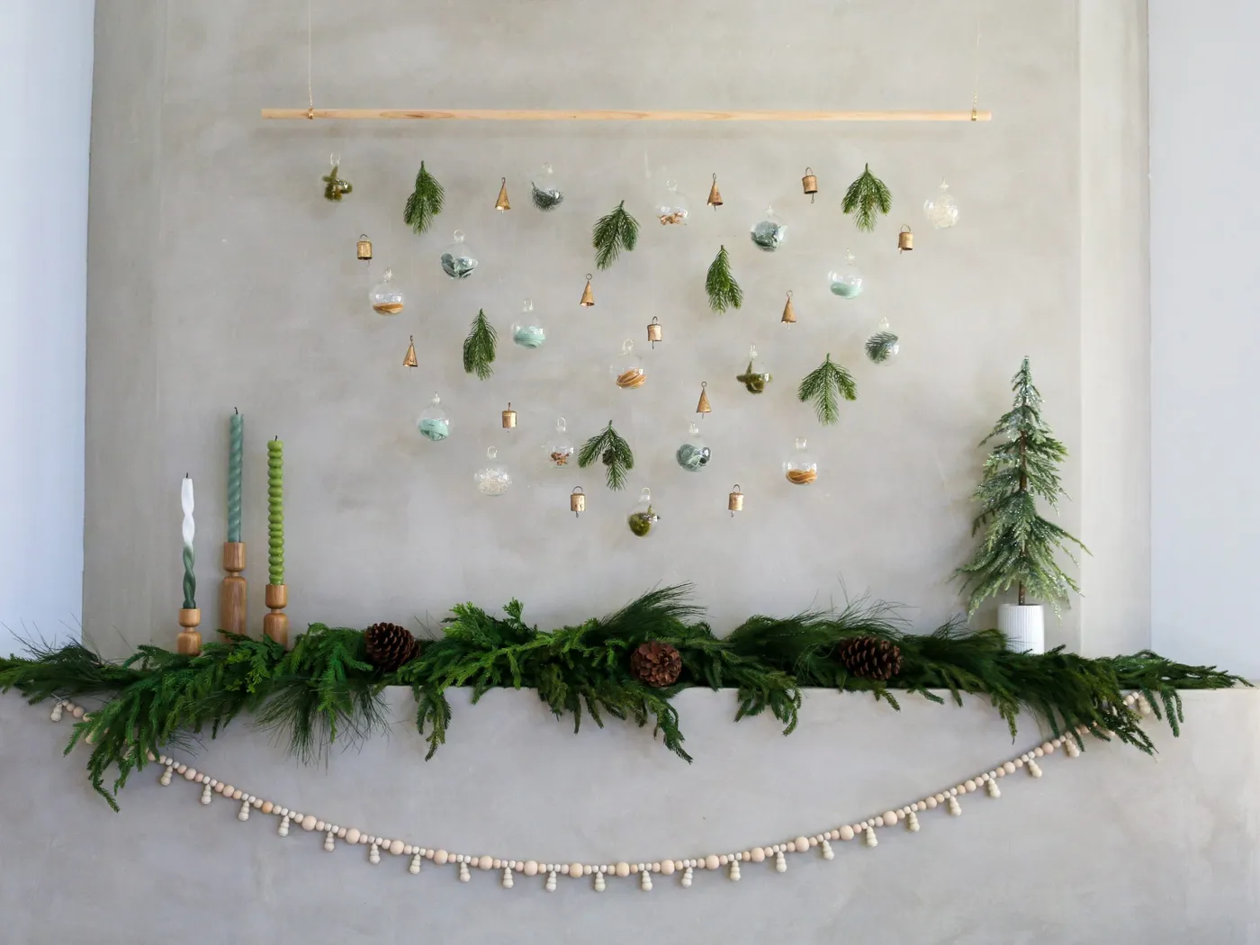 How to make a wooden Christmas garland | Perkins On Parkway