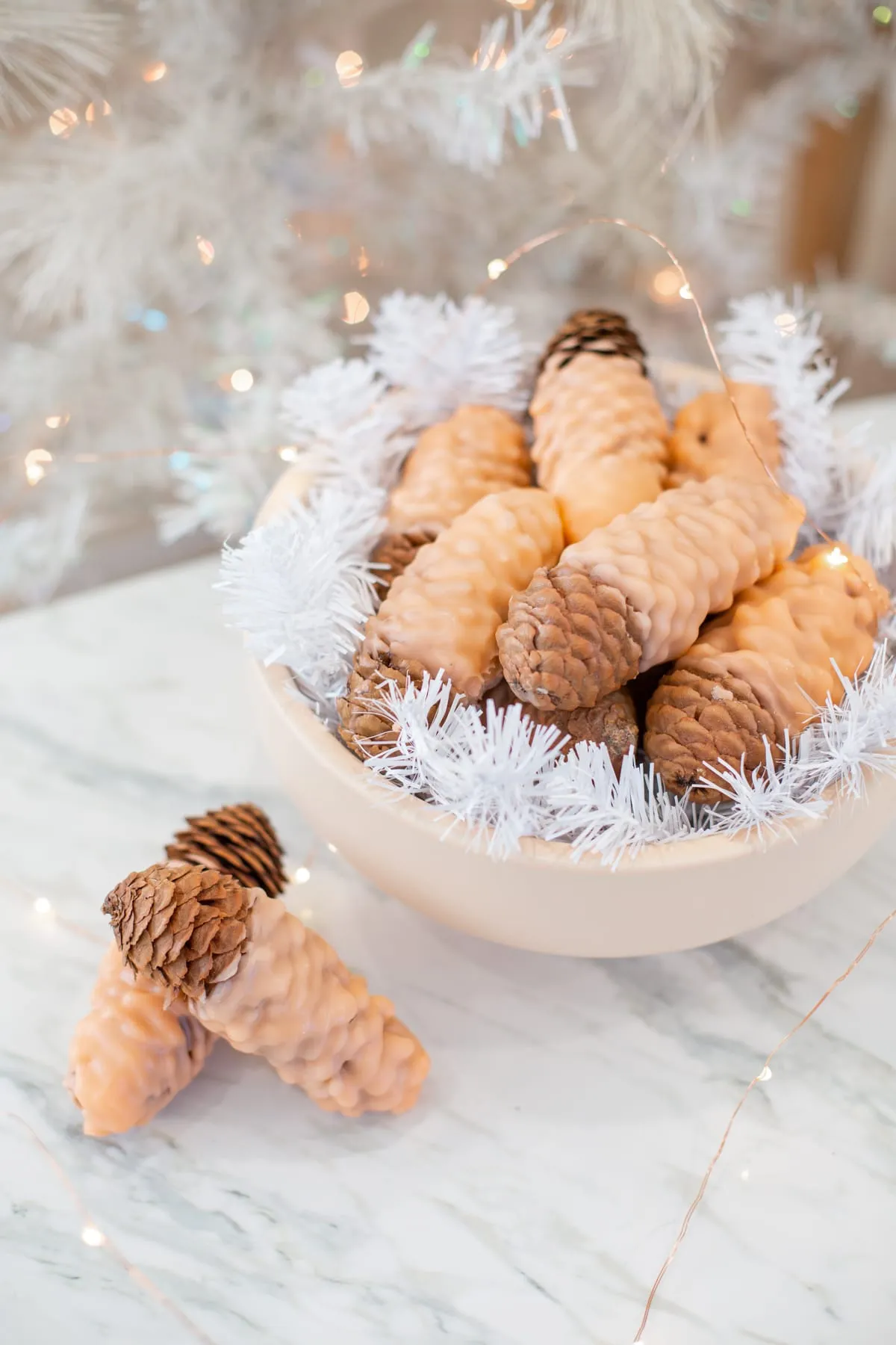 How to Make Fire Starter Pine Cone Crafts » Lovely Indeed